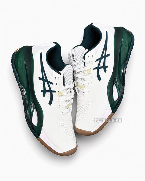 Gel Resolution X 'White Green' For Men & Women | Tennis & Pickleball Shoes