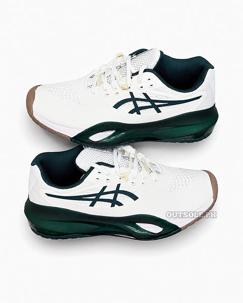 Gel Resolution X 'White Green' For Men & Women | Tennis & Pickleball Shoes