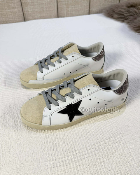 Golden Goose Super Star 'Black Beige Silver' For Women