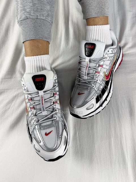 P6000 'Metallic Silver Varsity Red Gold' For Men & Women