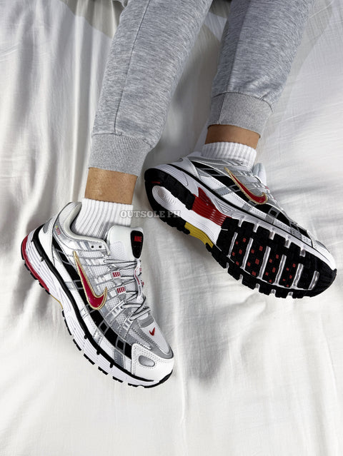 P6000 'Metallic Silver Varsity Red Gold' For Men & Women