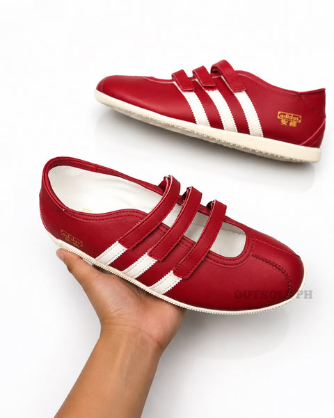 Anfu Mary Jane 'Deep Crimson Red' For Women