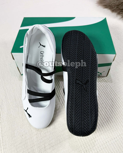 Speedcat Ballet 'White Black' For Women