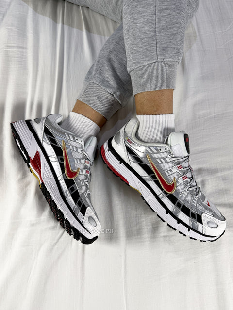 P6000 'Metallic Silver Varsity Red Gold' For Men & Women
