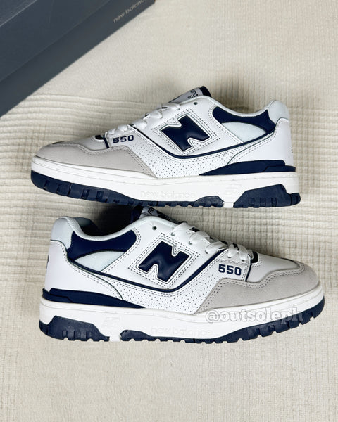 NB550 'White Navy' For Men & Women