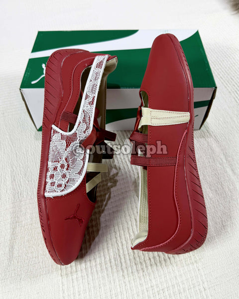 Speedcat Ballet Lace 'Burgundy White' For Women