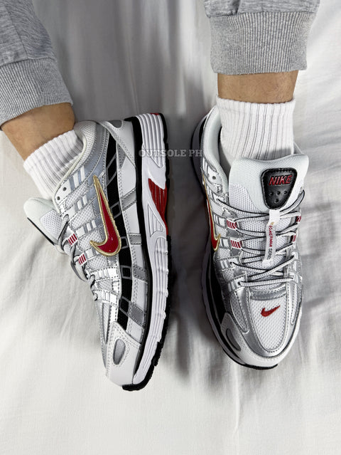 P6000 'Metallic Silver Varsity Red Gold' For Men & Women