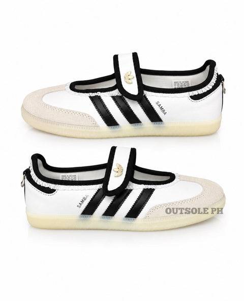 Samba Mary Jane 'White Black Gum' For Women