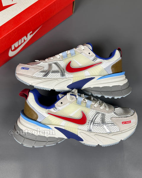 V2K 'Metallic Silver Gym Red & University Blue' For Men & Women