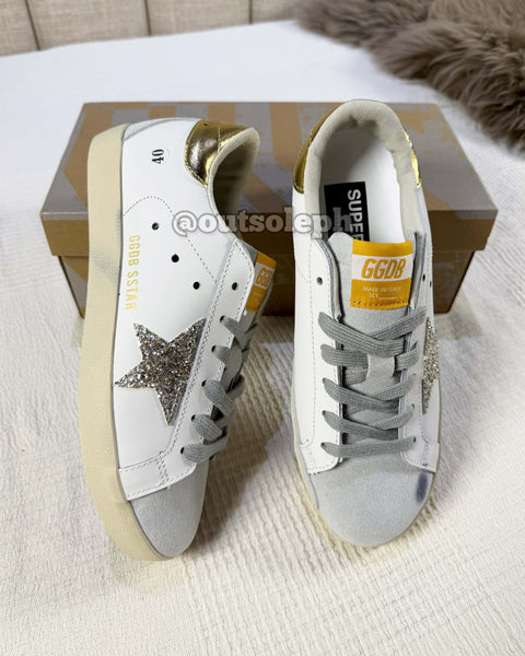Golden Goose Super Star 'White Gold Silver' For Women