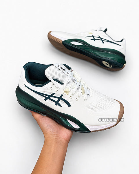 Gel Resolution X 'White Green' For Men & Women | Tennis & Pickleball Shoes