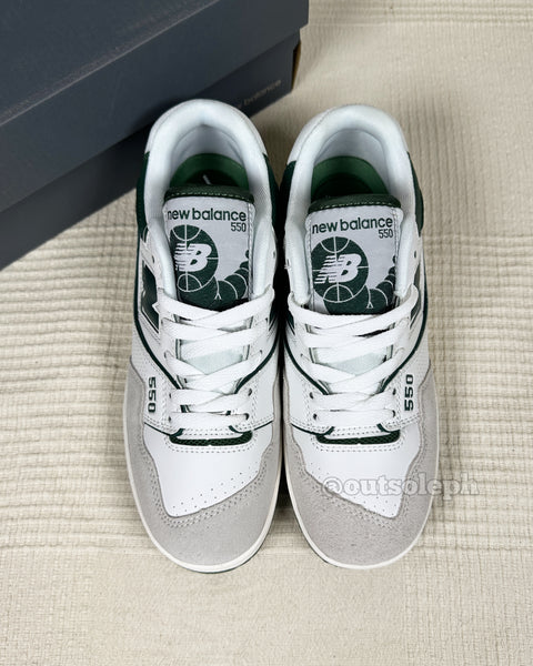 NB550 'White Team Forrest Green' For Men & Women