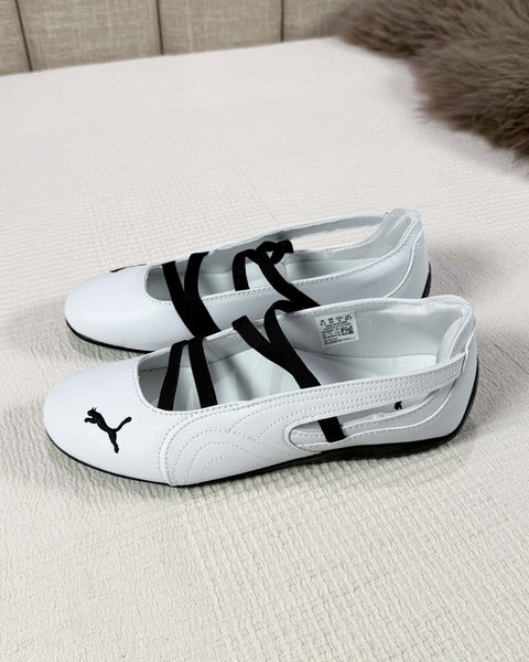 Speedcat Ballet 'White Black' For Women