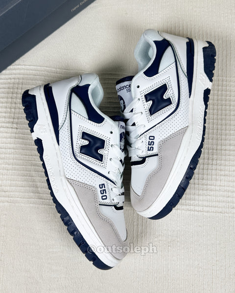 NB550 'White Navy' For Men & Women