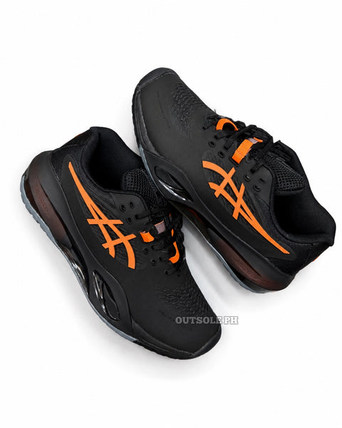 Gel Resolution X 'Black Orange' For Men & Women | Tennis & Pickleball Shoes