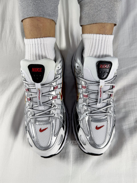 P6000 'Metallic Silver Varsity Red Gold' For Men & Women