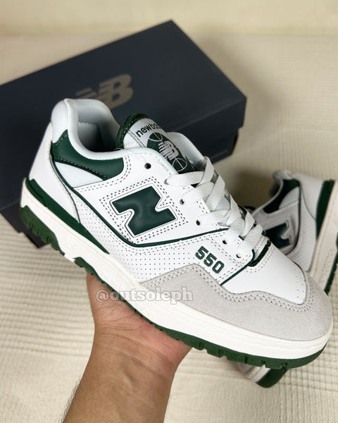 NB550 'White Team Forrest Green' For Men & Women
