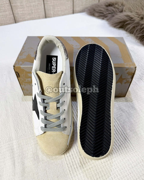 Golden Goose Super Star 'Black Beige Silver' For Women