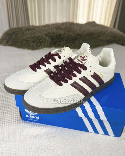Samba 'Cream White Maroon  For Women