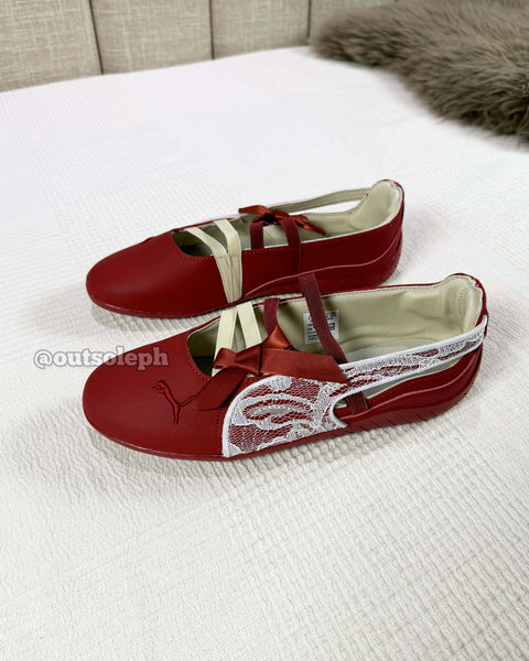 Speedcat Ballet Lace 'Burgundy White' For Women