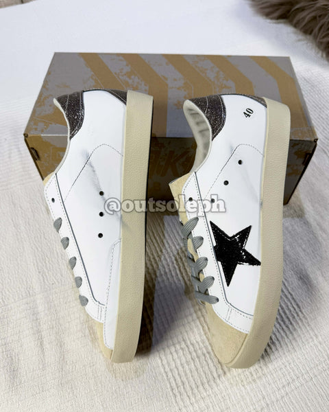 Golden Goose Super Star 'Black Beige Silver' For Women