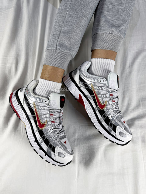 P6000 'Metallic Silver Varsity Red Gold' For Men & Women