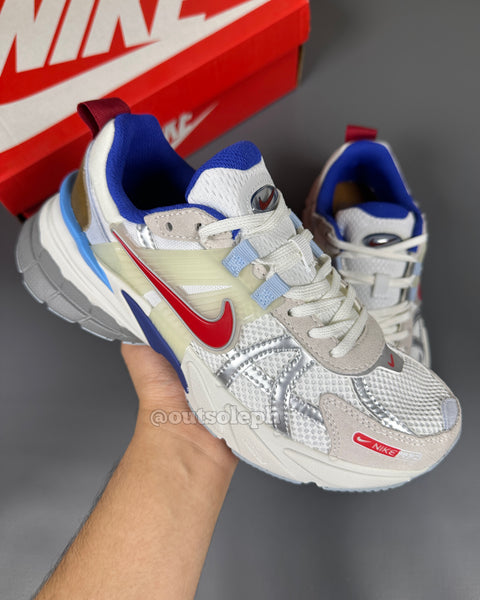 V2K 'Metallic Silver Gym Red & University Blue' For Men & Women