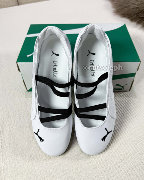 Speedcat Ballet 'White Black' For Women