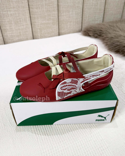 Speedcat Ballet Lace 'Burgundy White' For Women